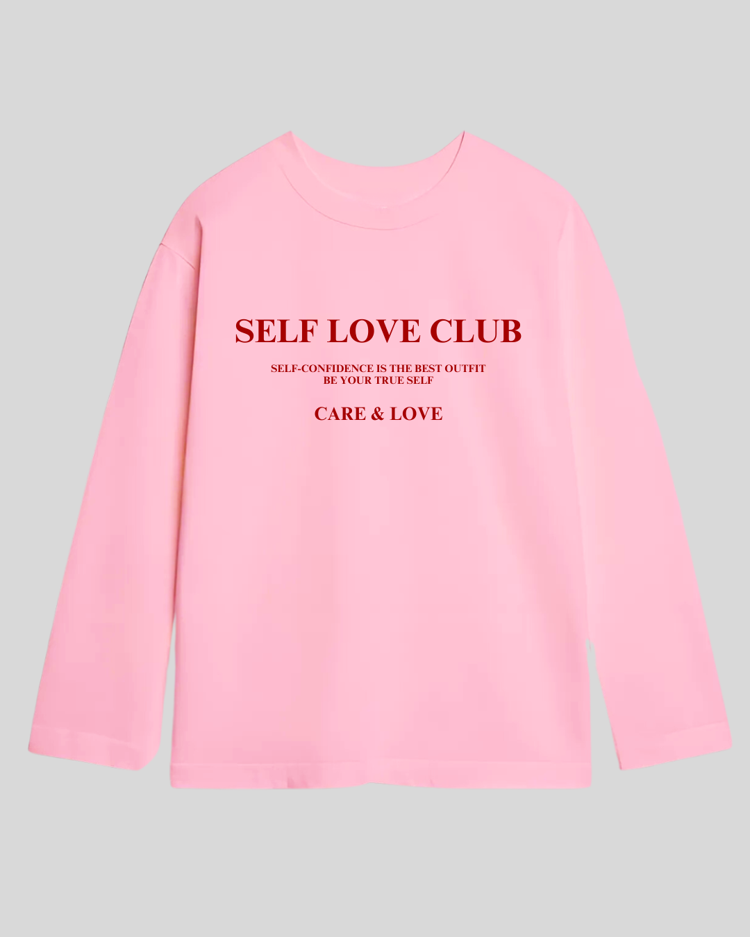 Лонг оверсайз Self love