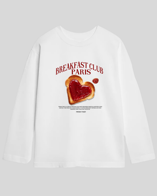 Лонг оверсайз білий paris