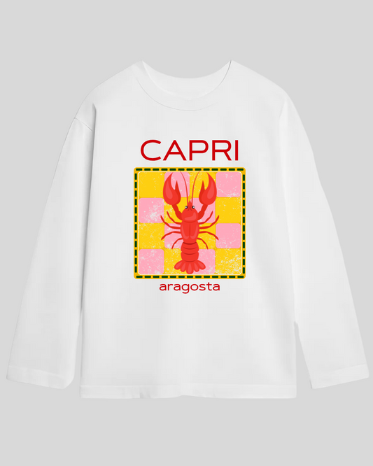Лонг оверсайз білий capri