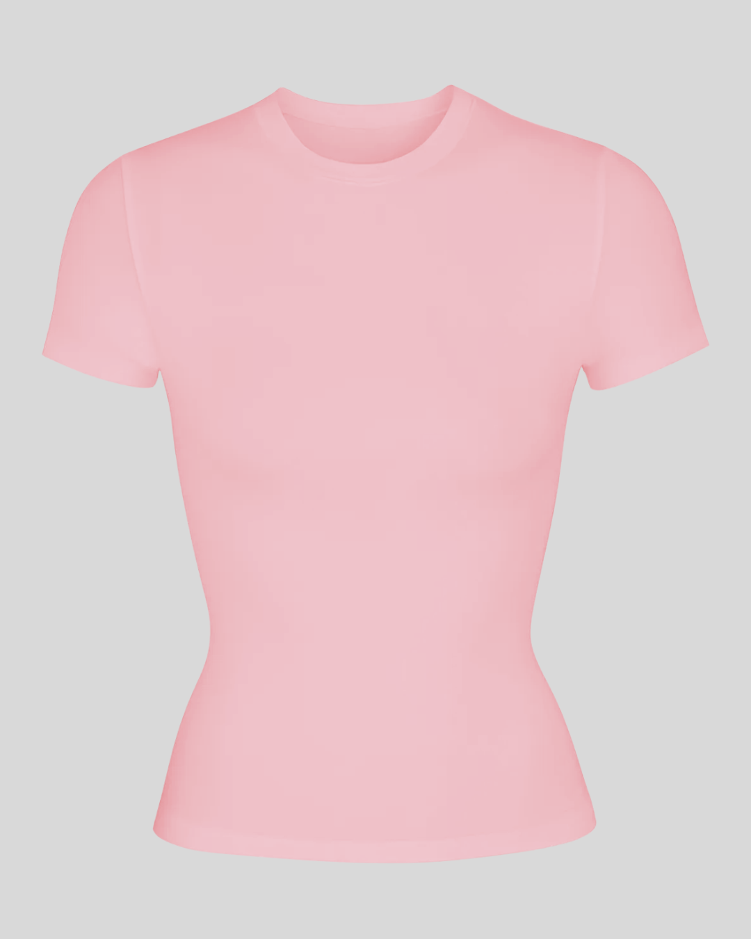 Футболка приталена Skims світлорожевий