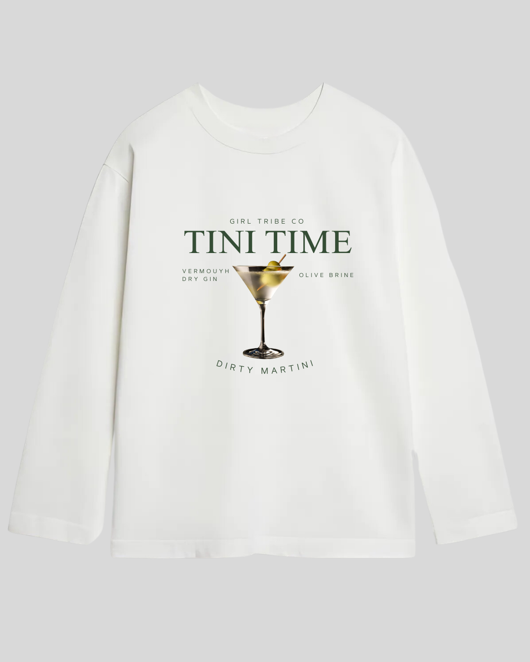 Лонг оверсайз біла tini time
