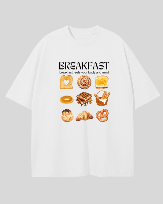 Футболка оверсайз breakfast