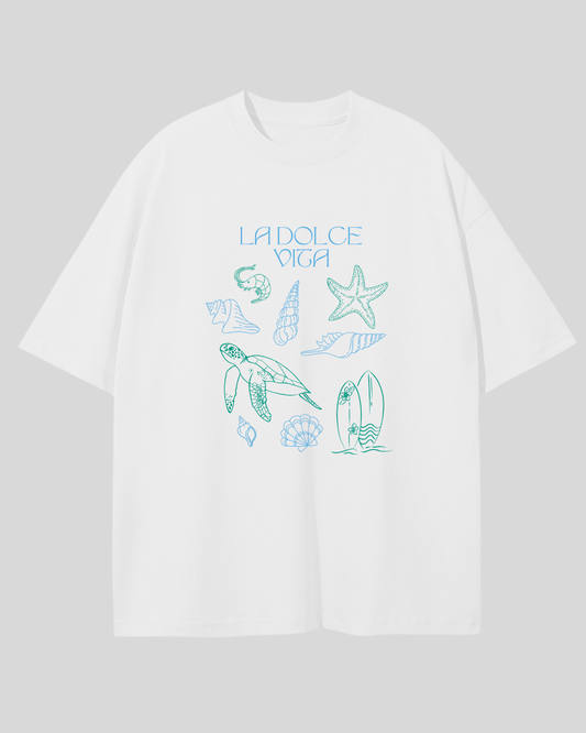 Футболка оверсайз "La Dolce Vita SEA"