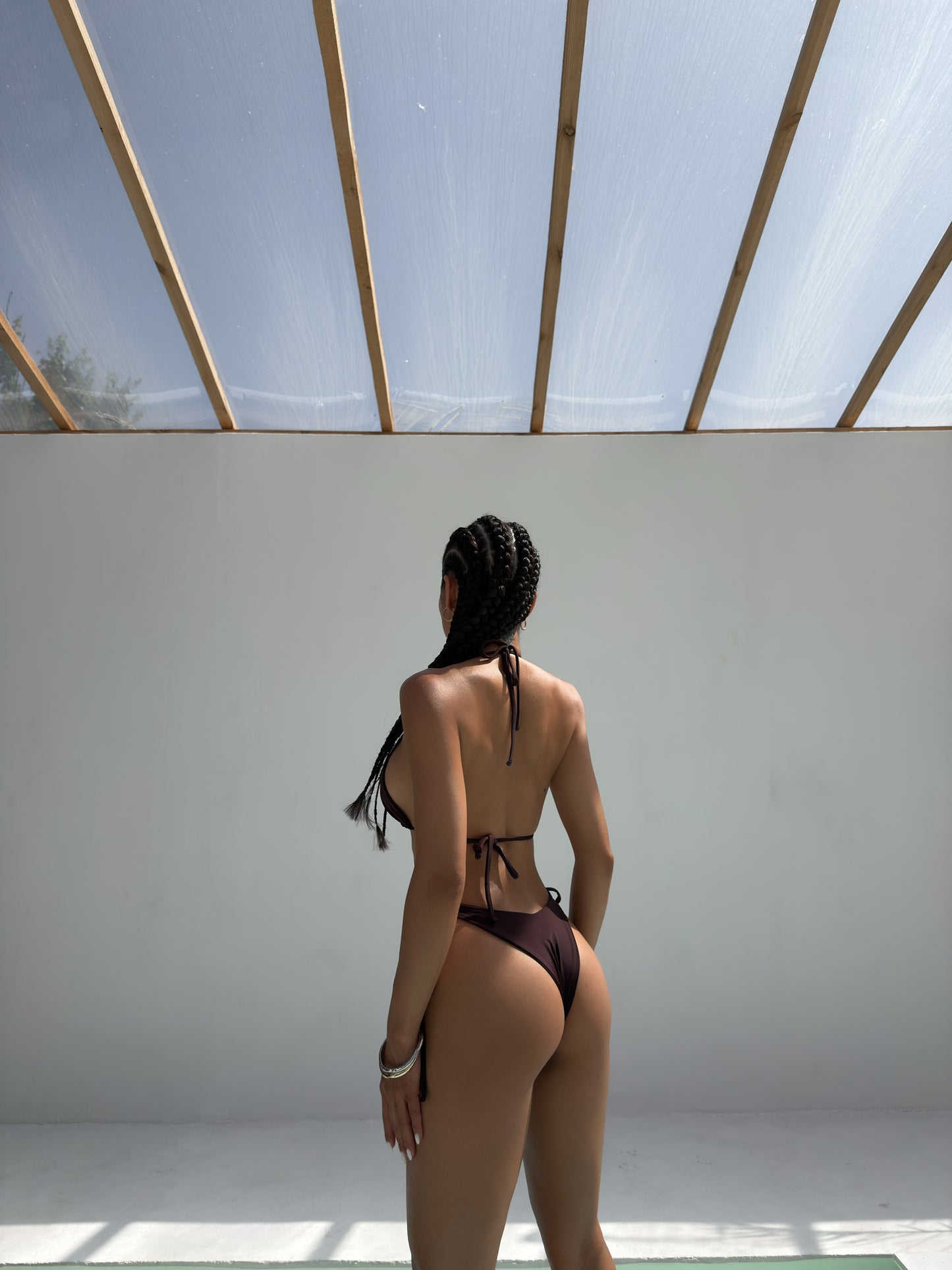 Купальник трійка "Aperol" (з спідницею)