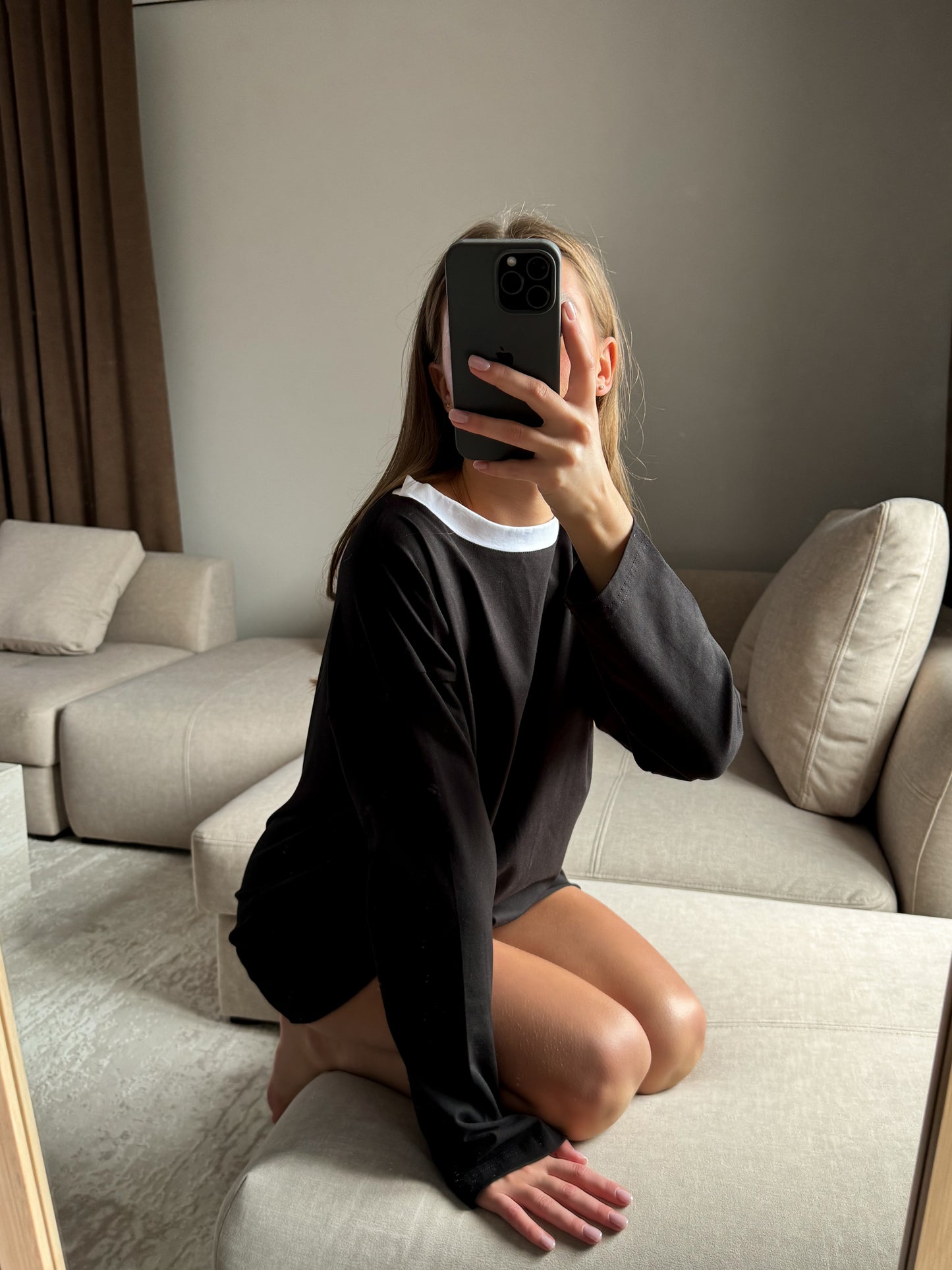 Лонгслів оверсайз базовий