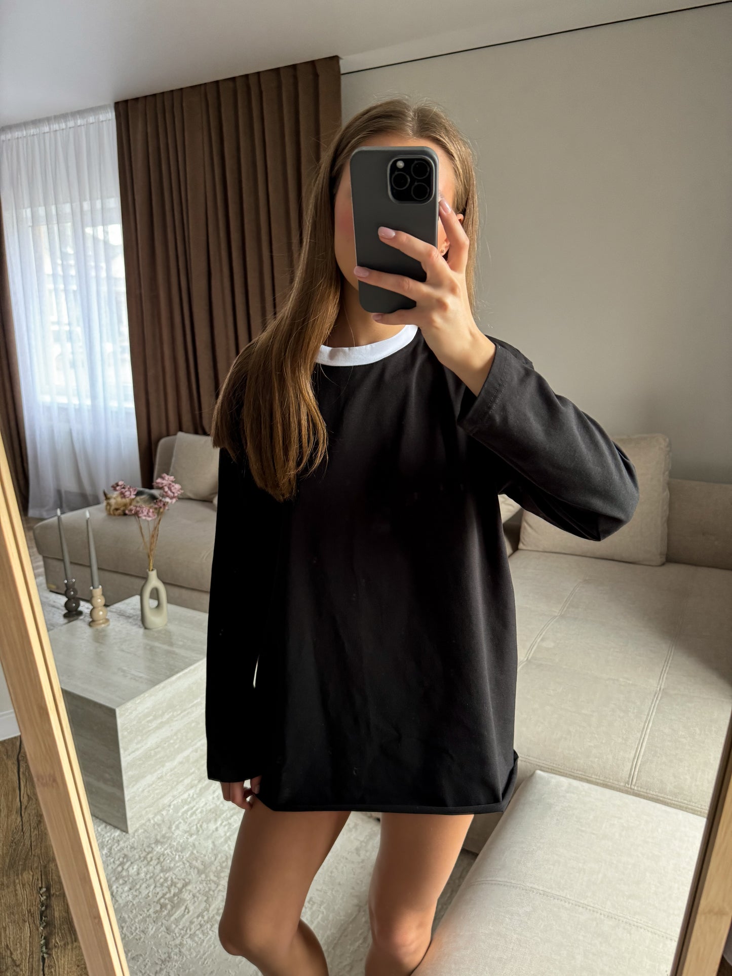 Лонгслів оверсайз базовий