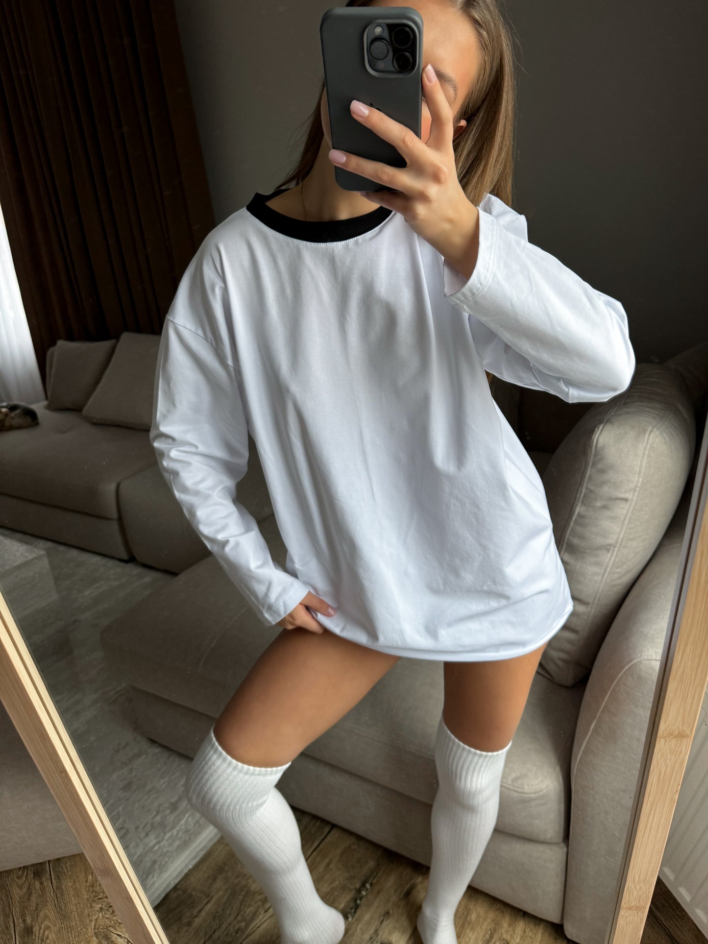 Лонгслів оверсайз базовий