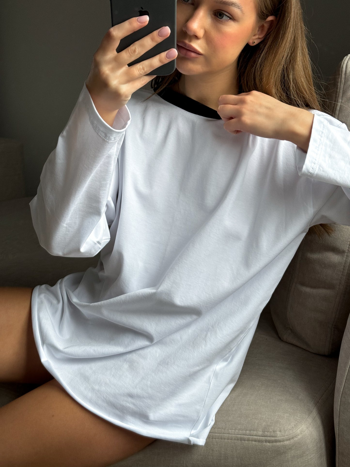 Лонгслів оверсайз базовий