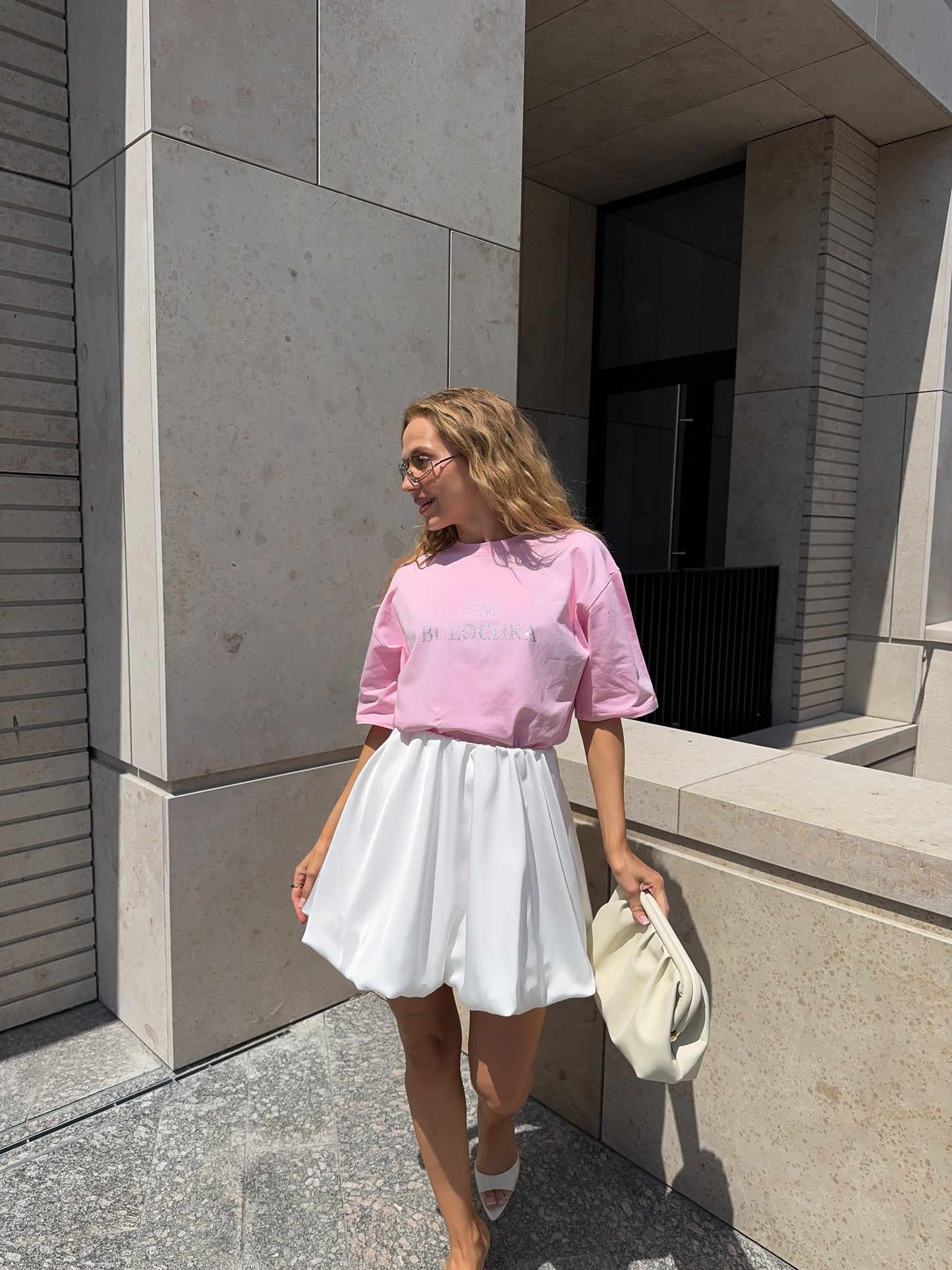 Футболка з стразами "I`m bulochka"