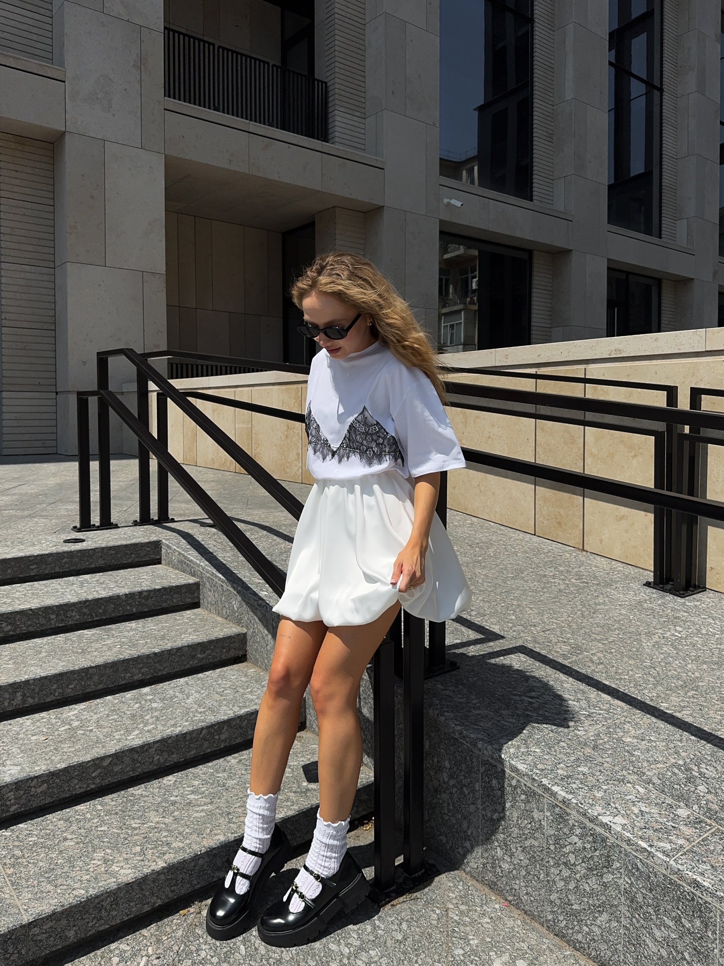 Спідниця балон міні