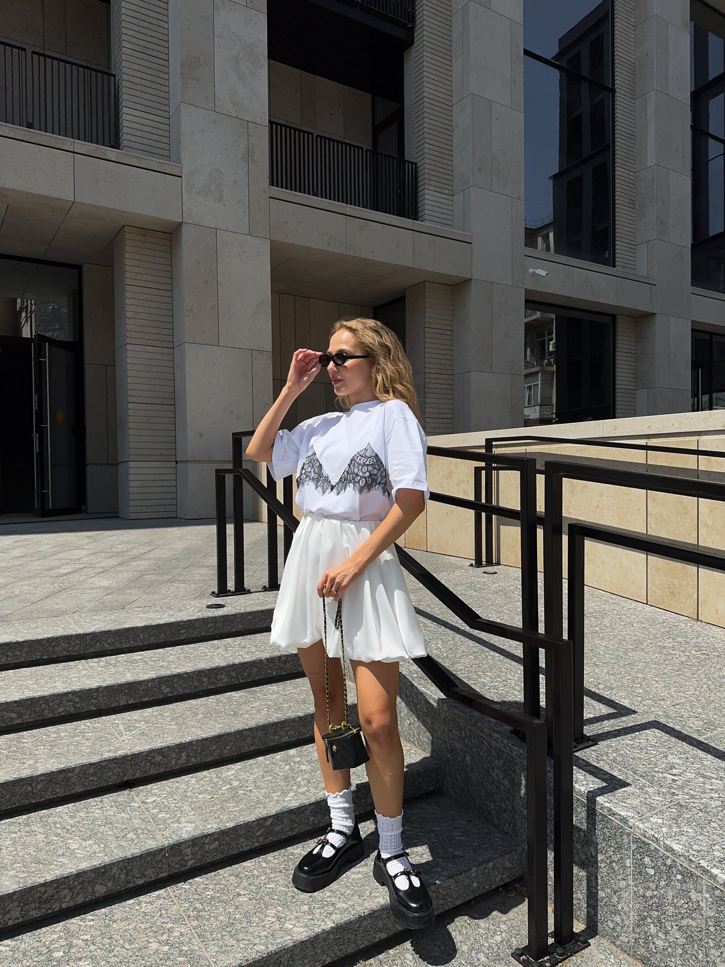 Спідниця балон міні