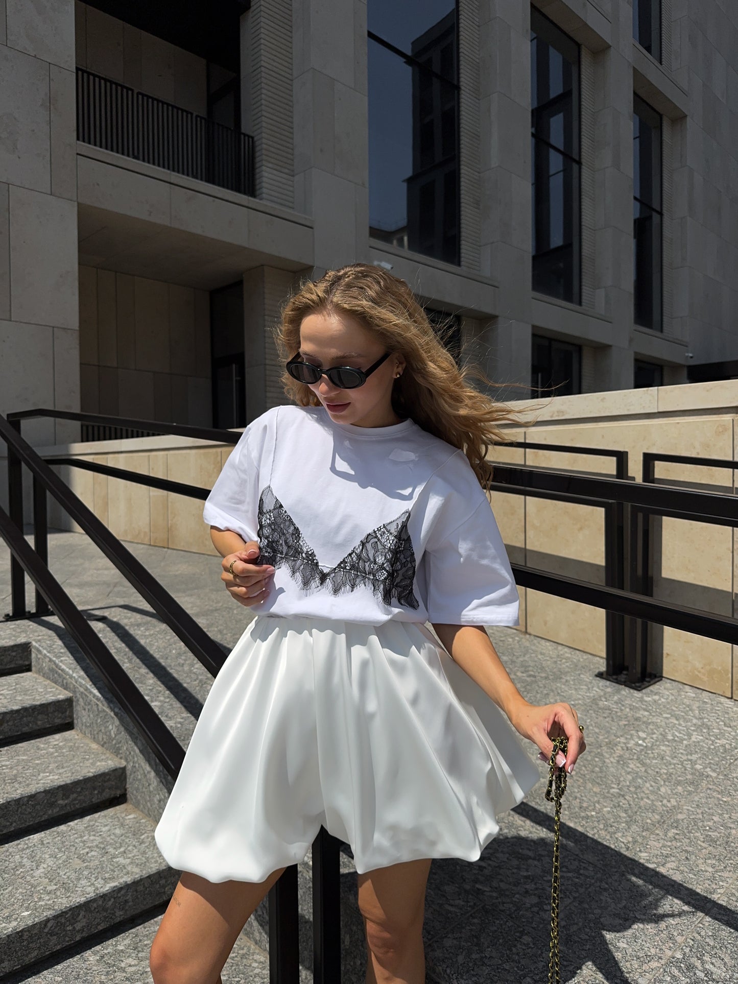 Спідниця балон міні