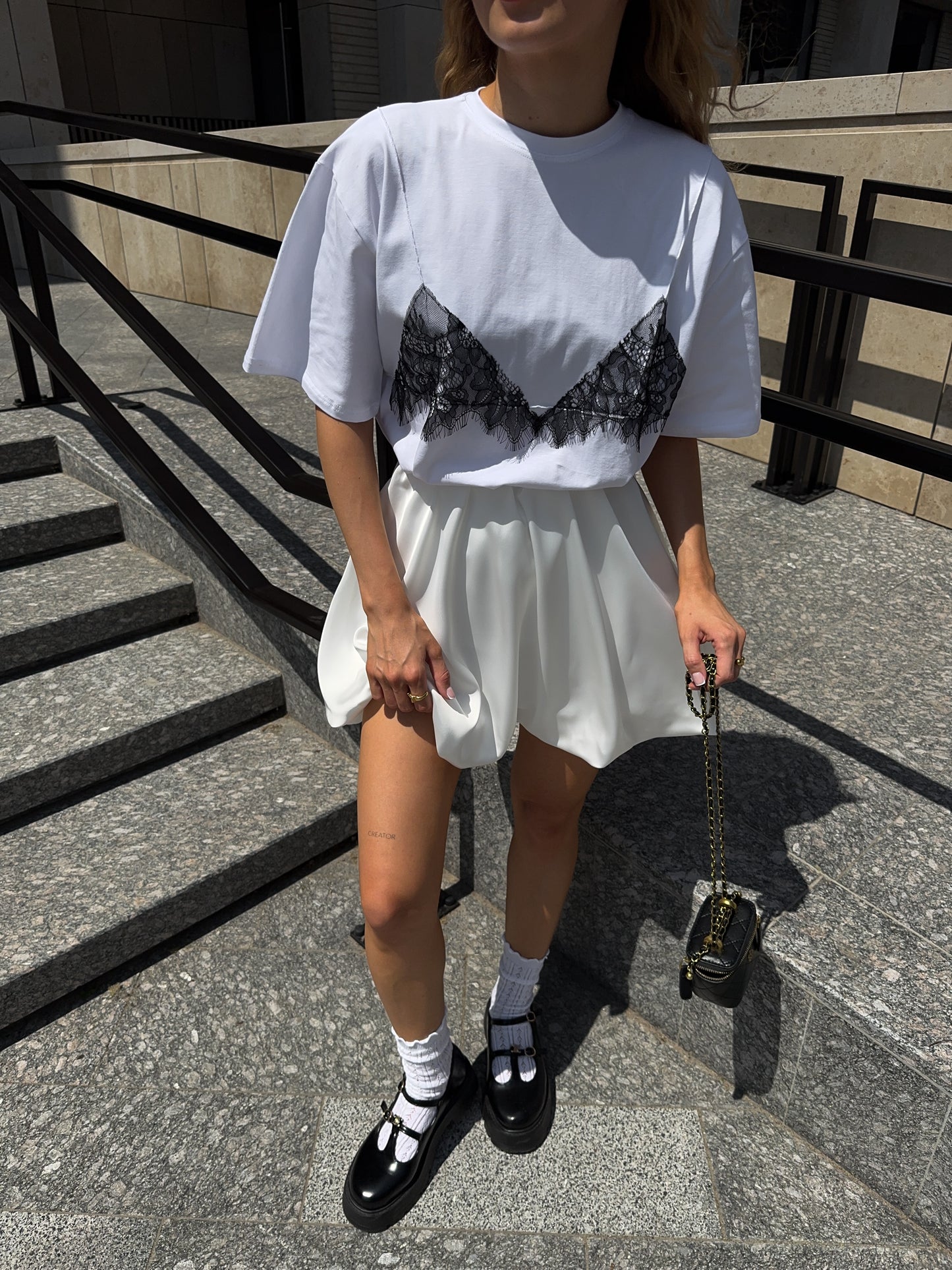 Спідниця балон міні