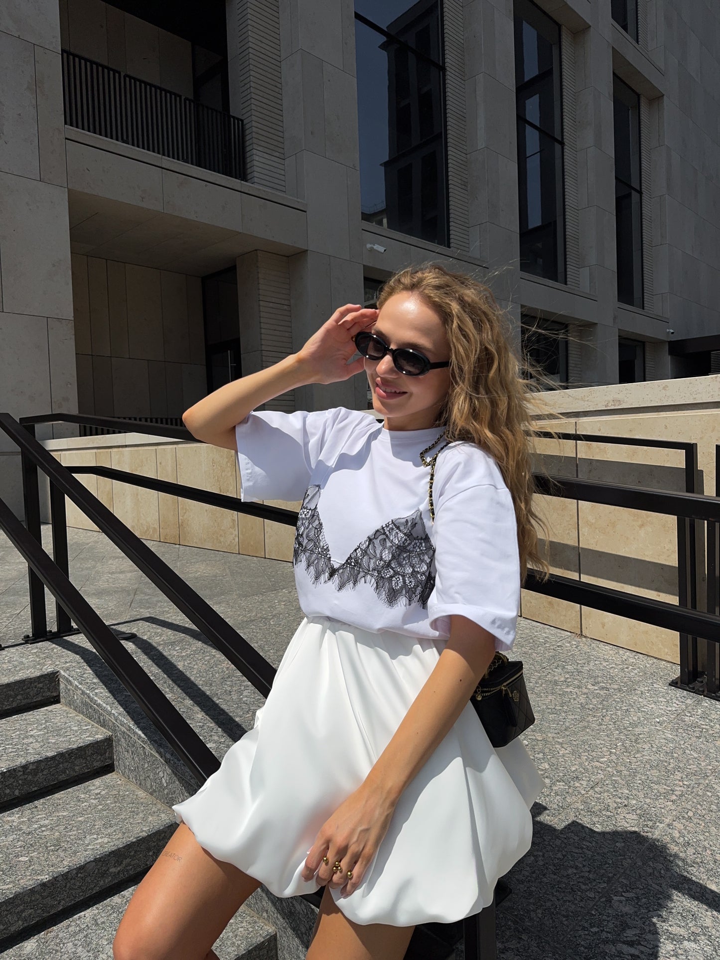 Спідниця балон міні