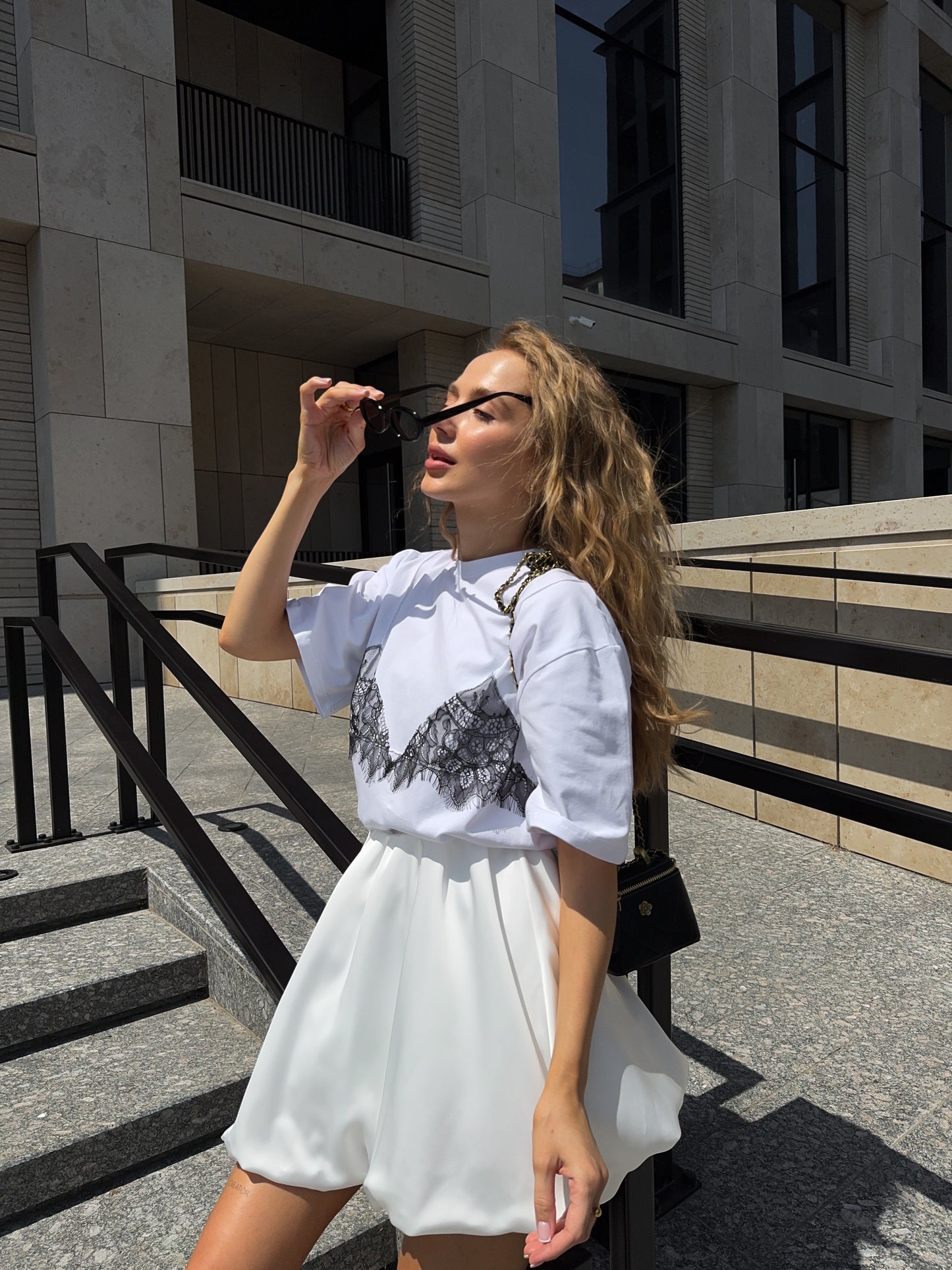 Спідниця балон міні