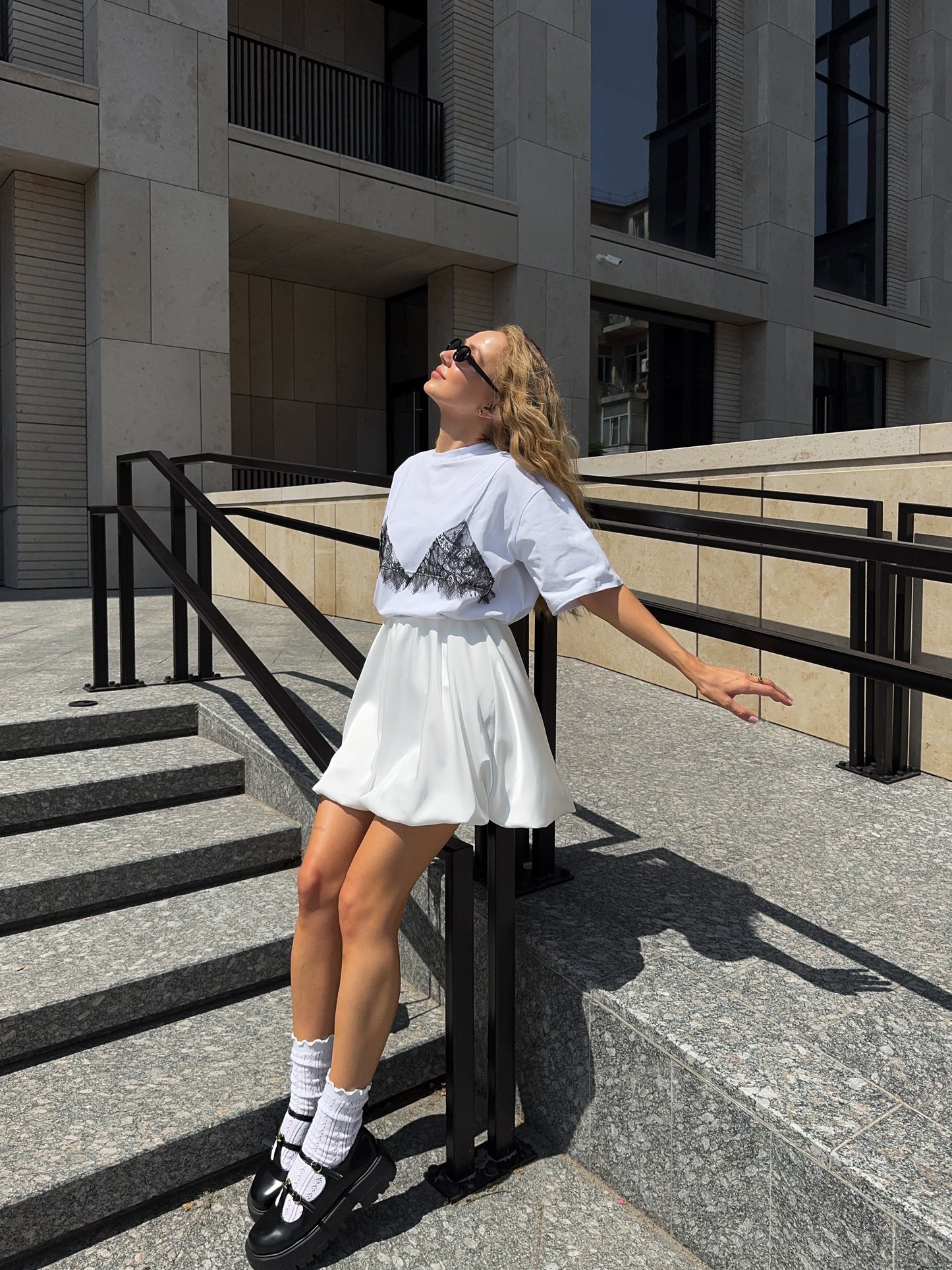 Спідниця балон міні