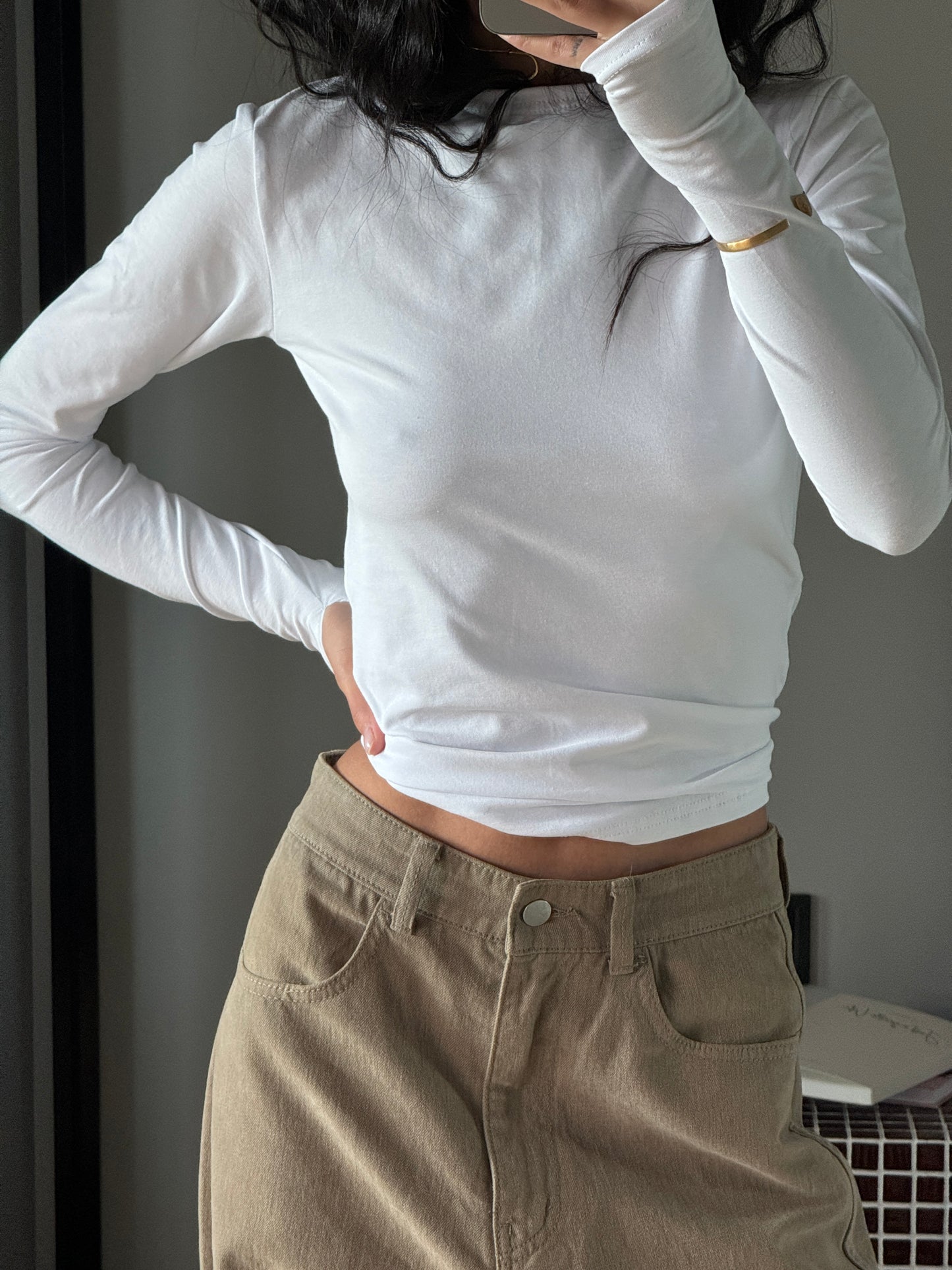 Лонгслів приталений