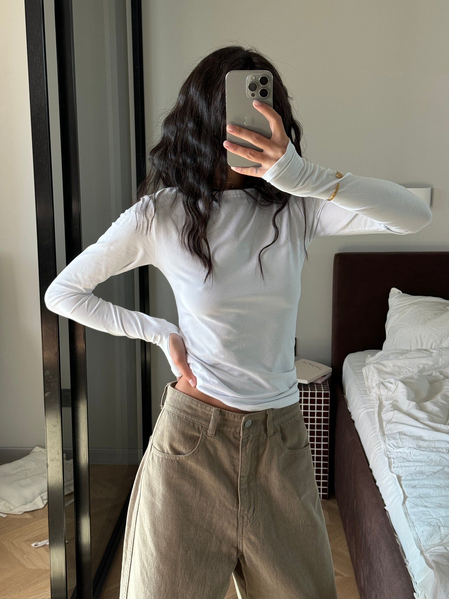 Лонгслів приталений