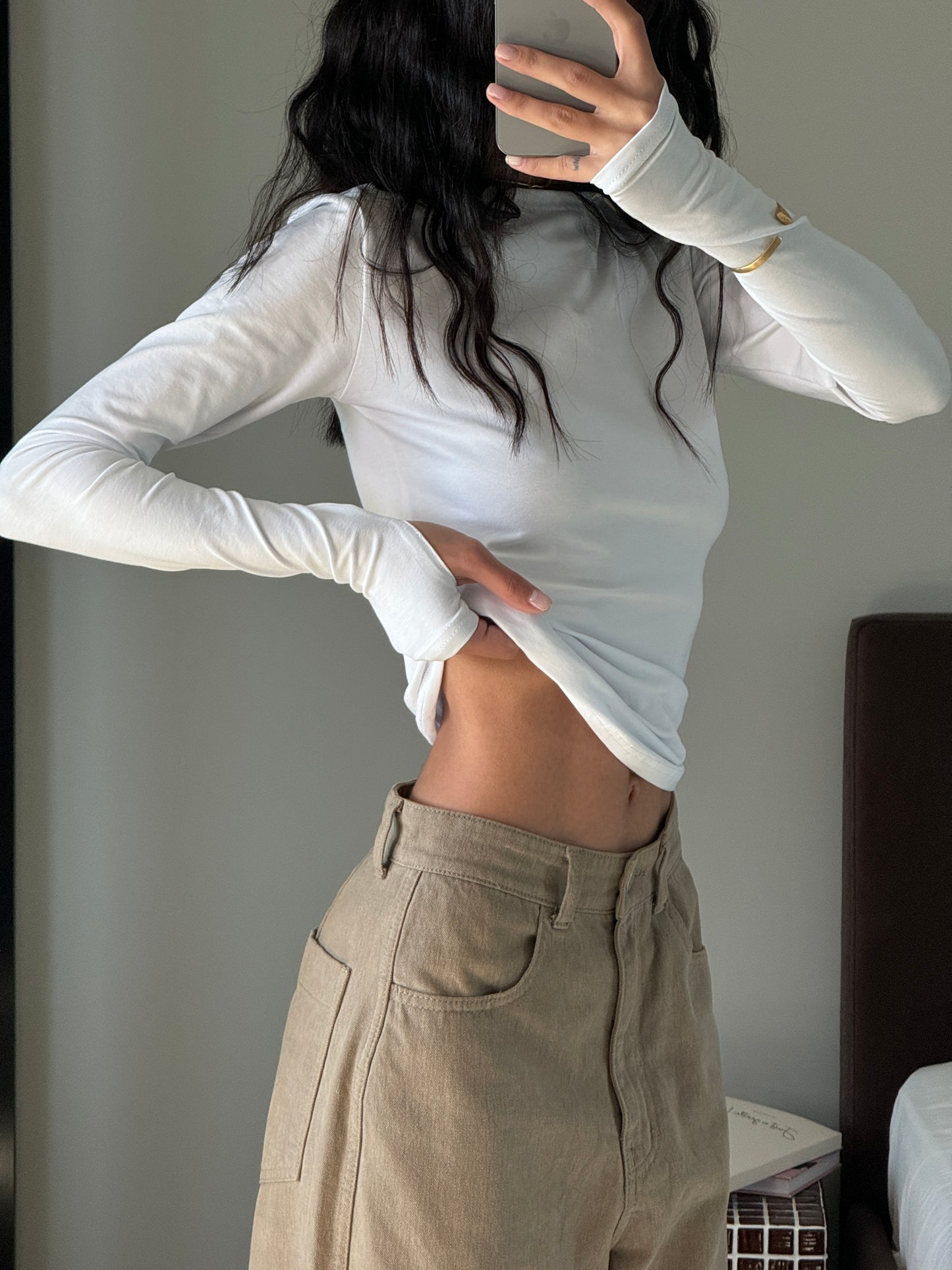 Лонгслів приталений