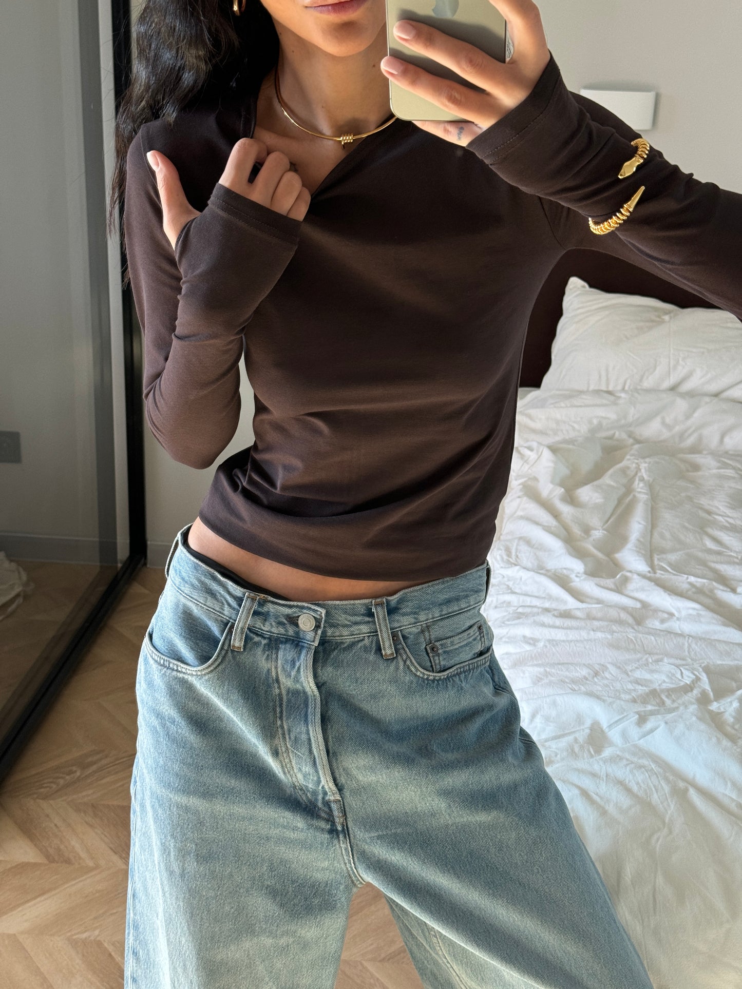 Лонгслів приталений