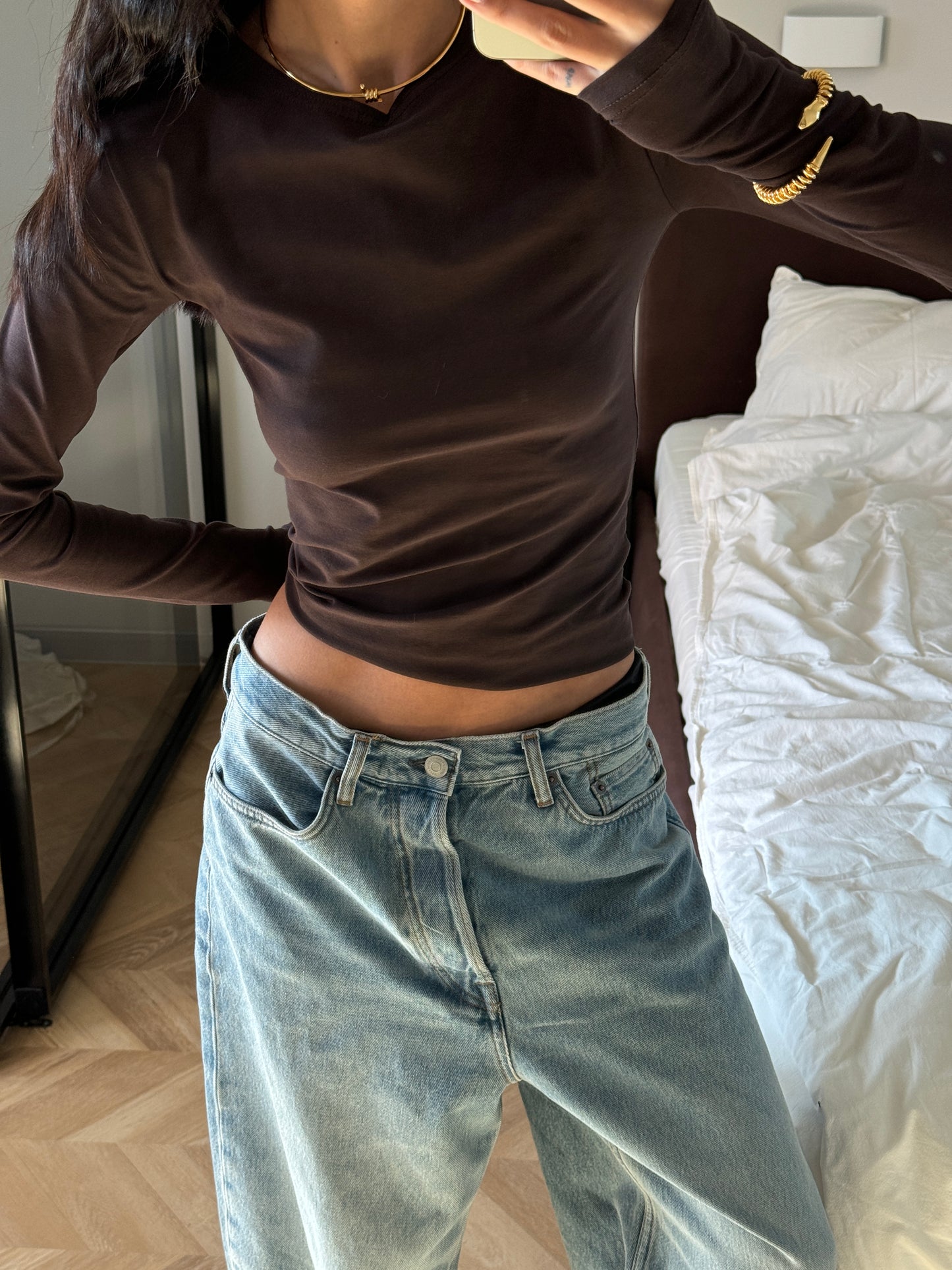 Лонгслів приталений