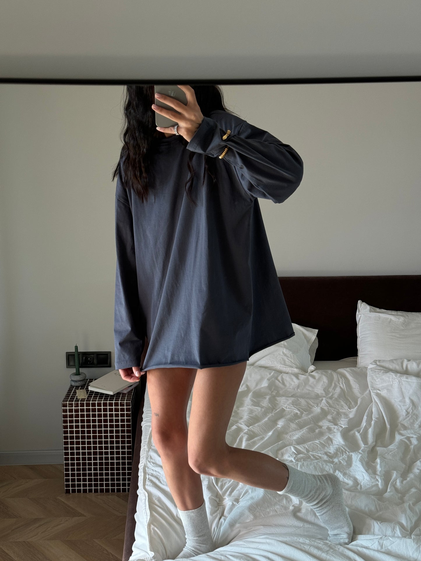 Лонгслів оверсайз базовий