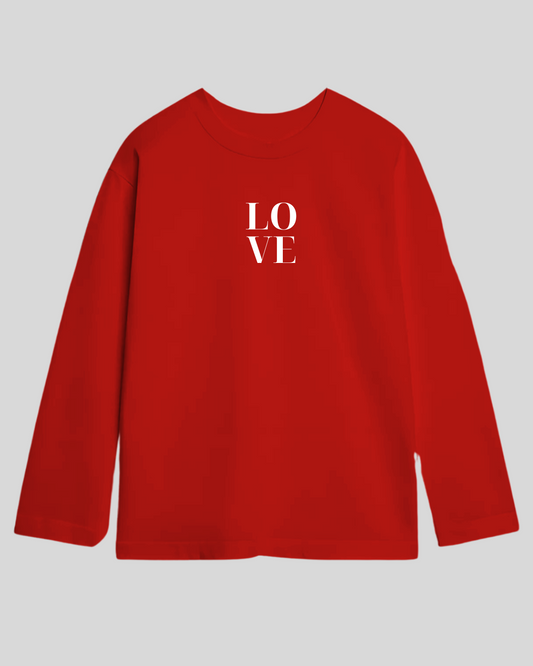 Лонгслів оверсайз "love"