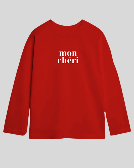 Лонгслів оверсайз "mon cheri"