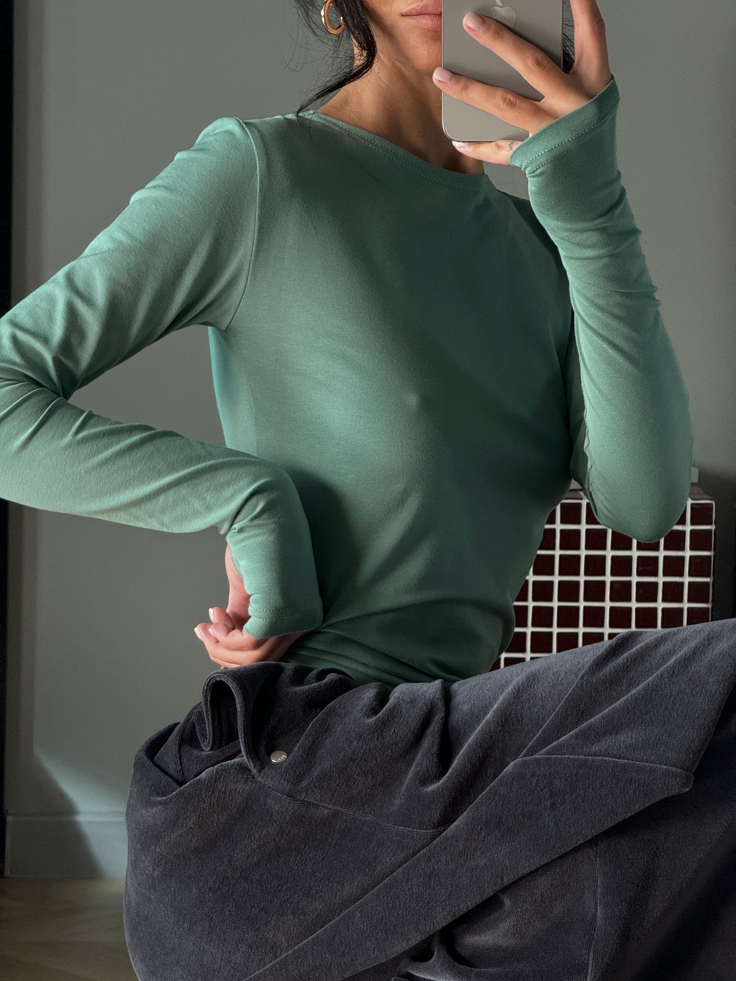 Лонгслів приталений