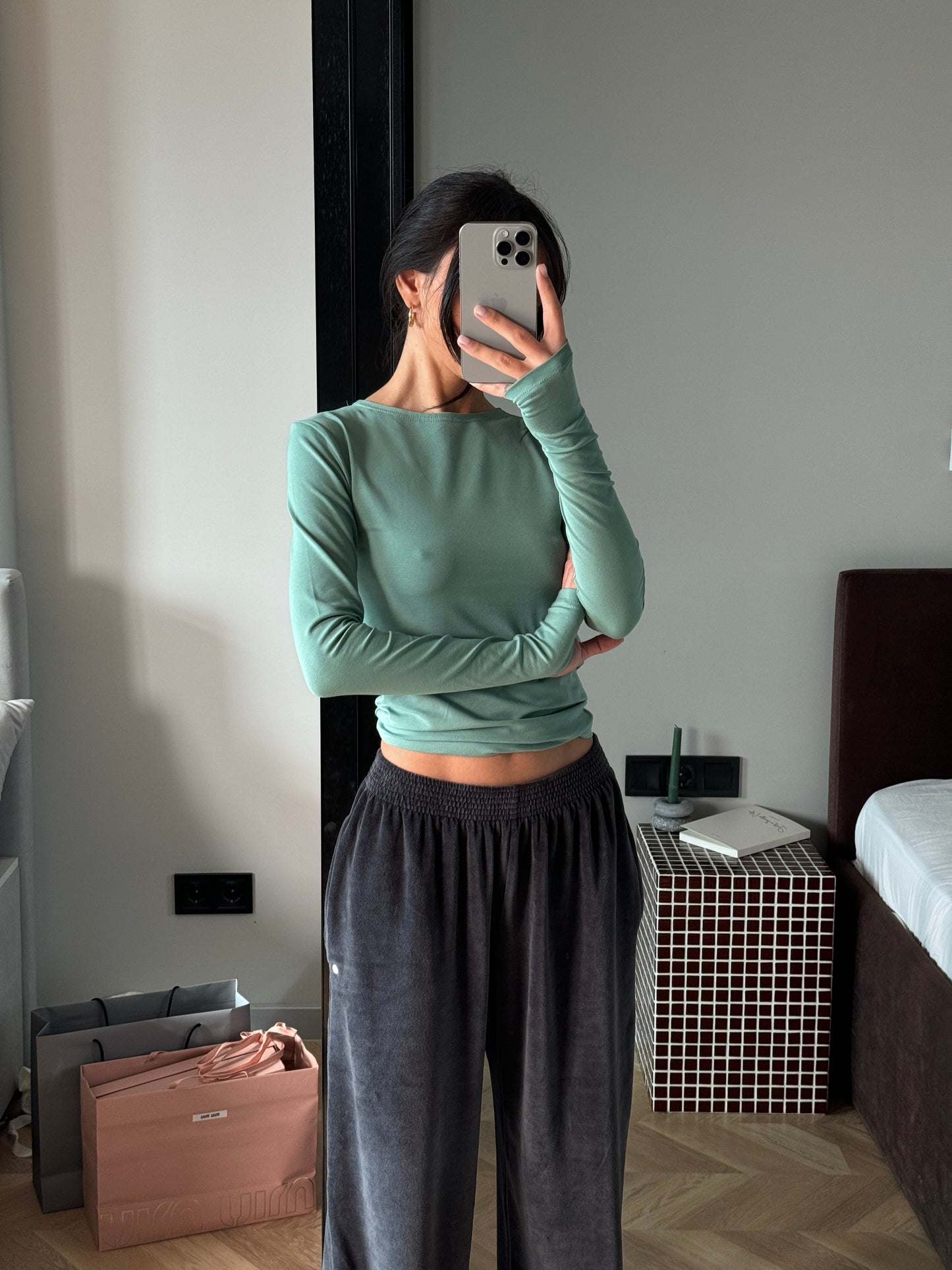 Лонгслів приталений