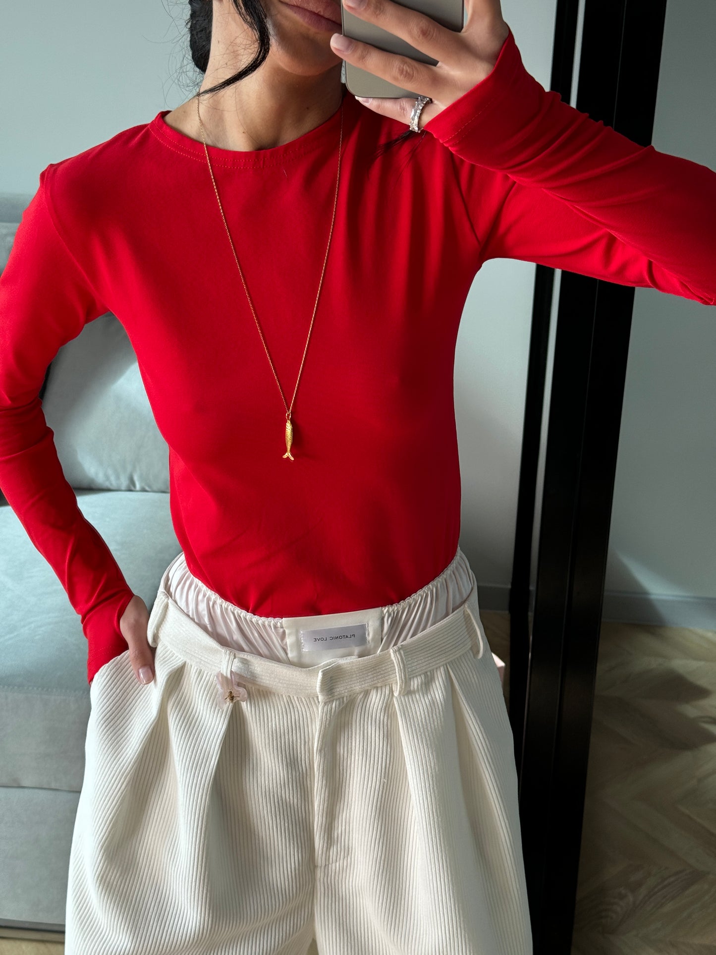 Лонгслів приталений