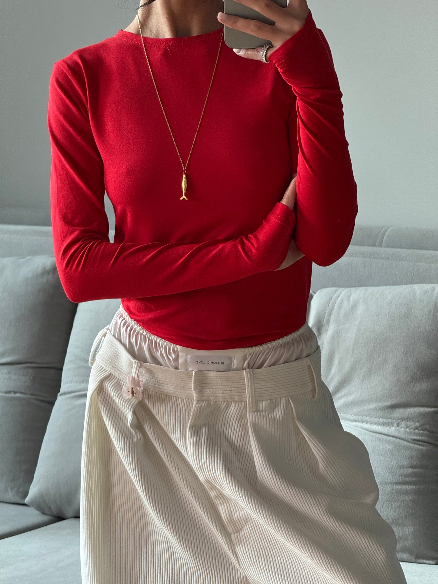 Лонгслів приталений