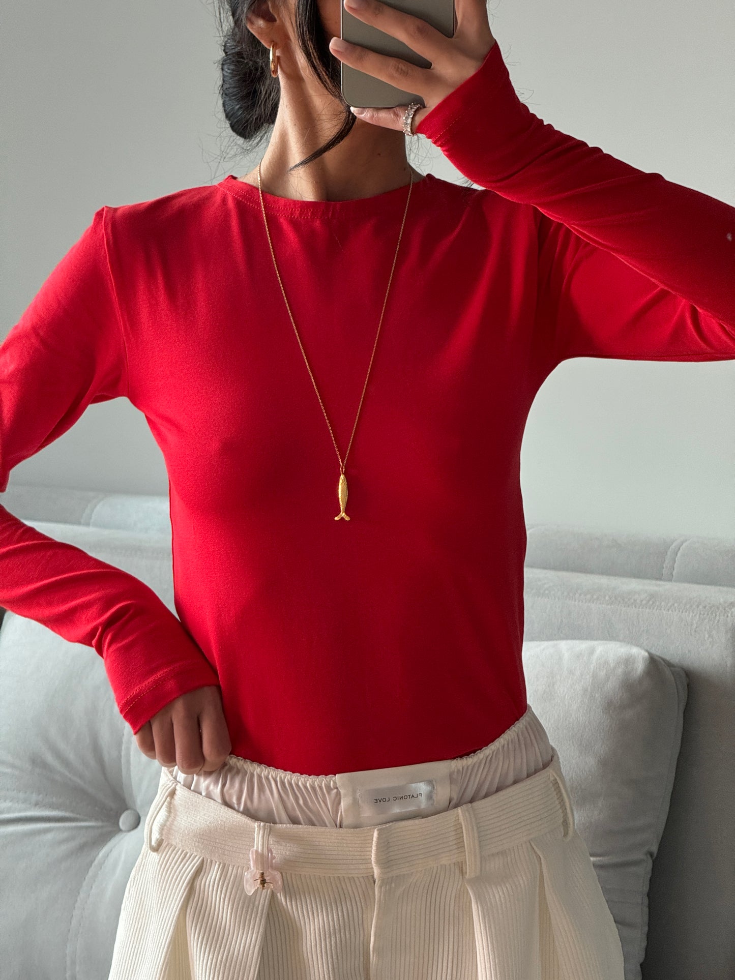 Лонгслів приталений