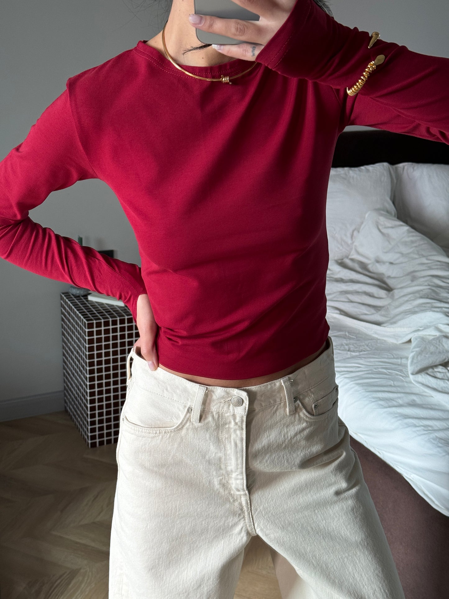 Лонгслів приталений