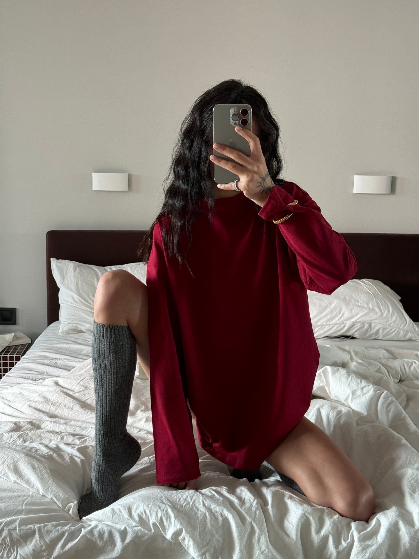 Лонгслів оверсайз базовий