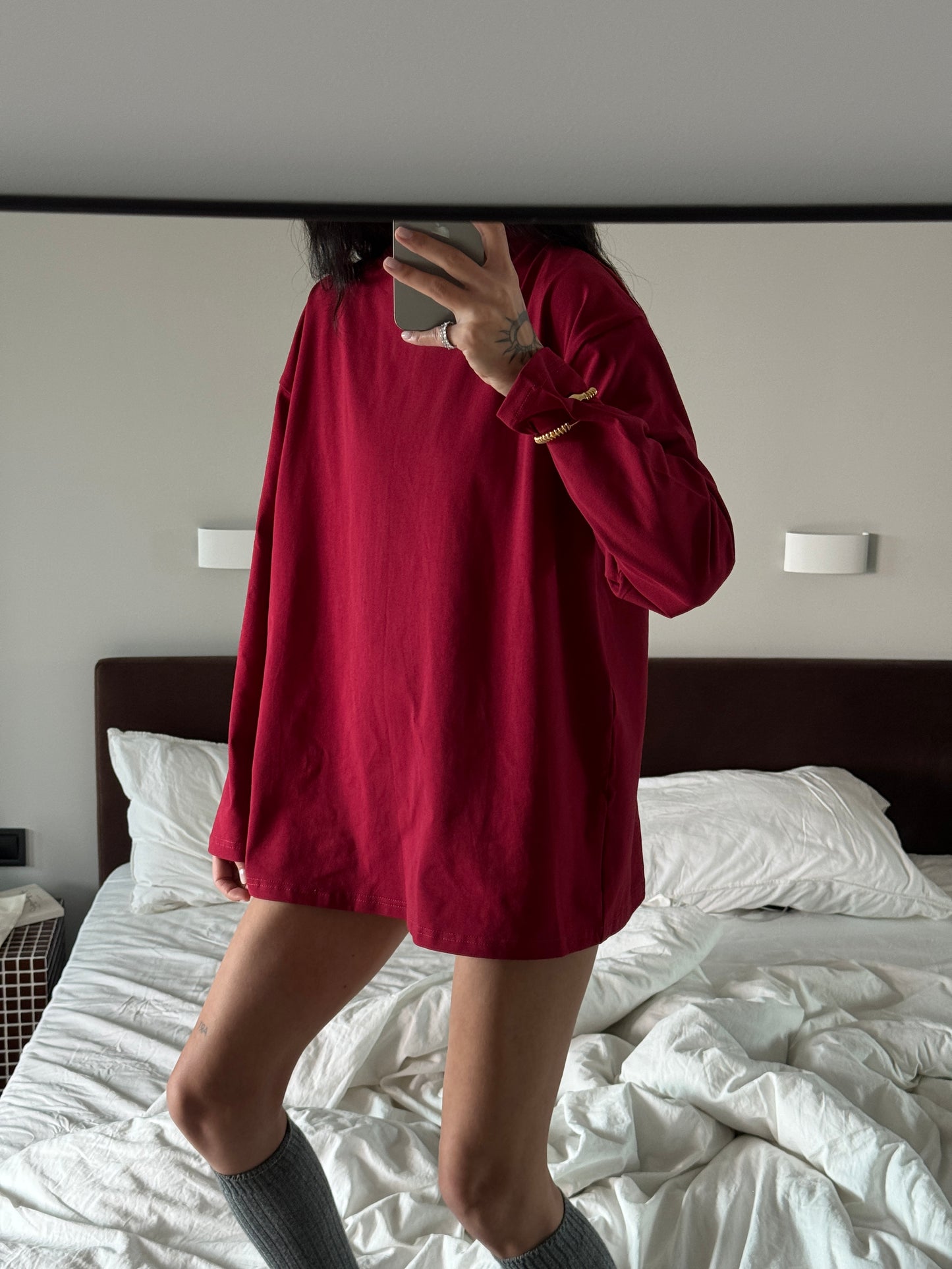 Лонгслів оверсайз базовий