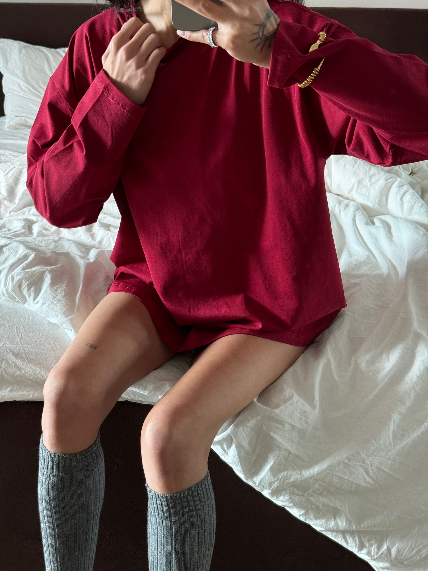 Лонгслів оверсайз базовий