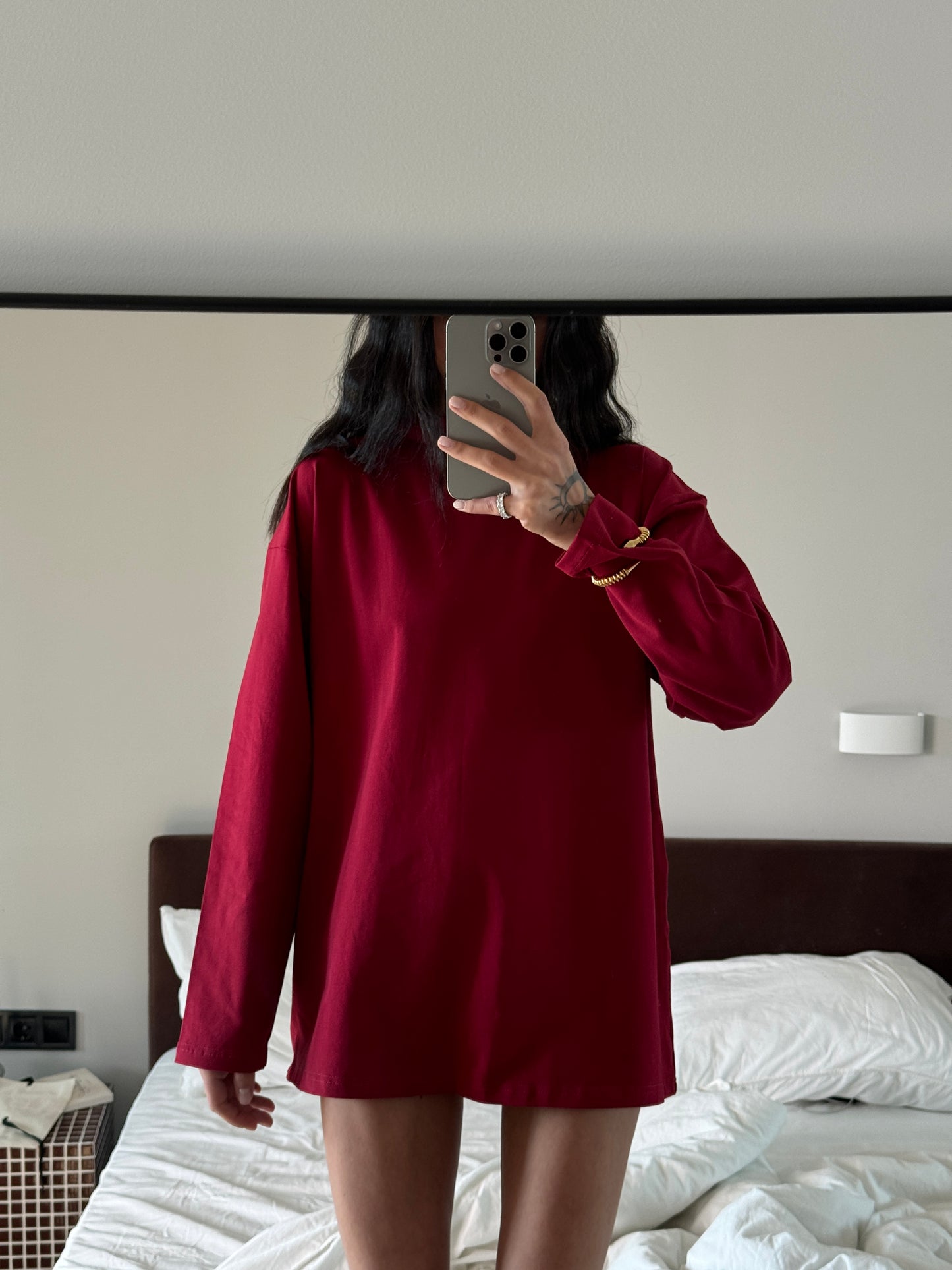 Лонгслів оверсайз базовий