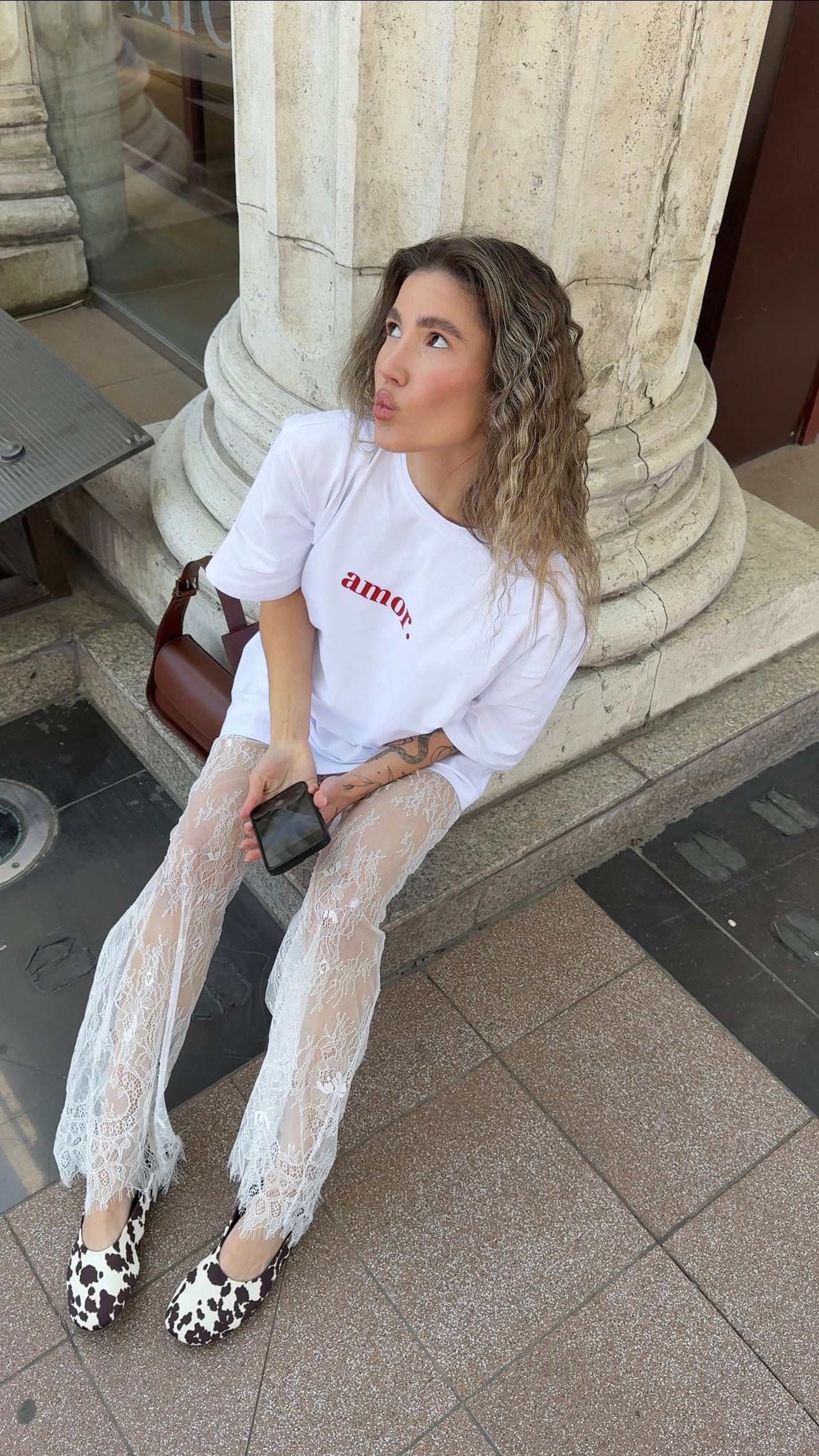 Штани мереживні