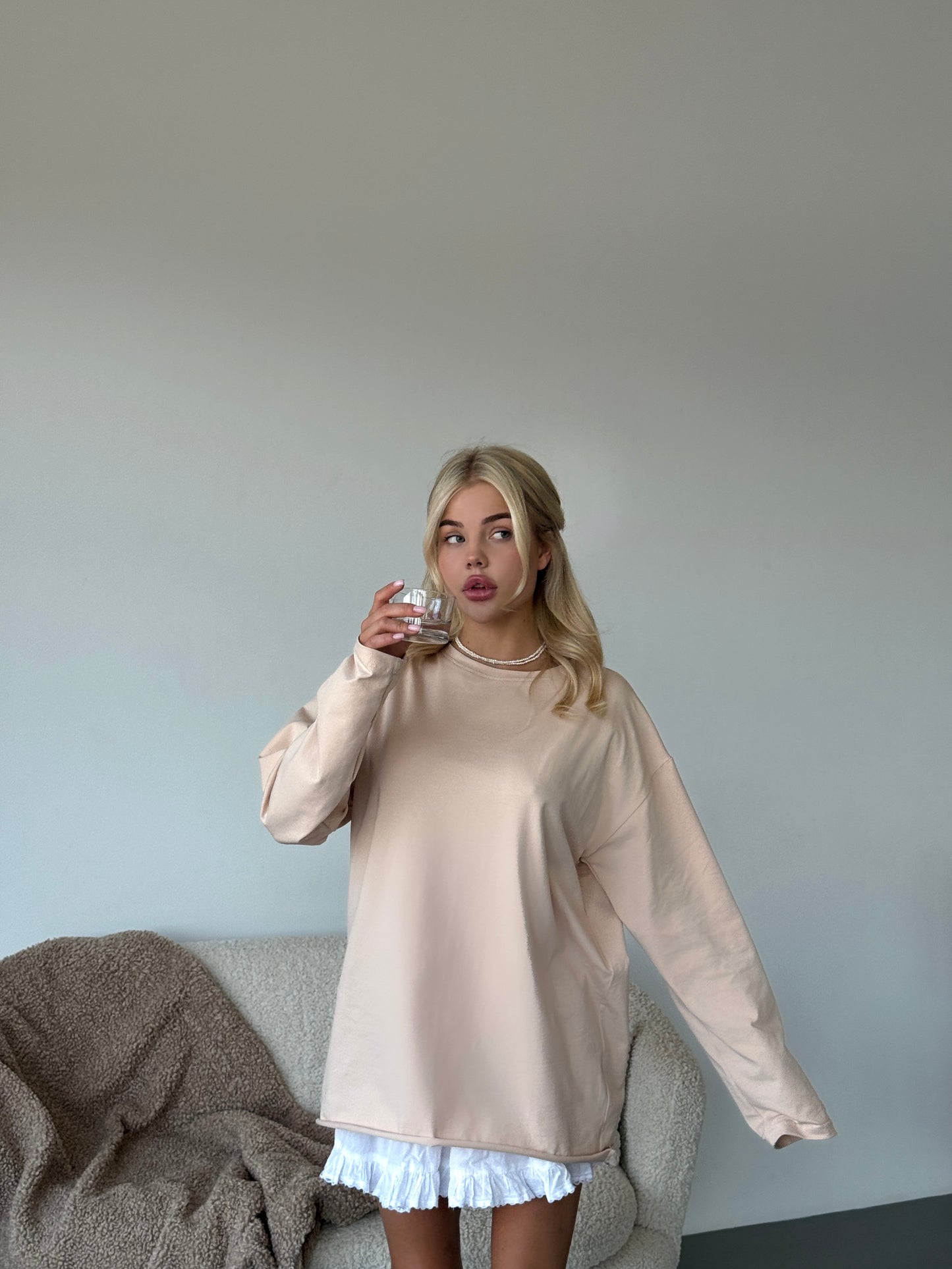 Лонгслів оверсайз базовий