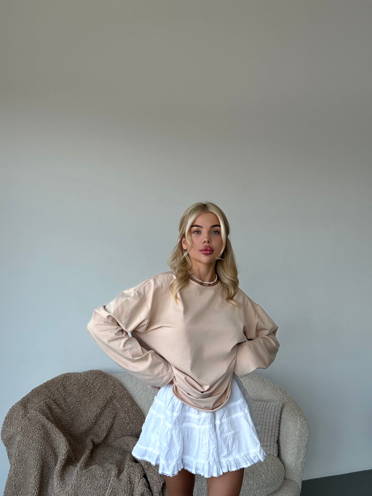 Лонгслів оверсайз базовий