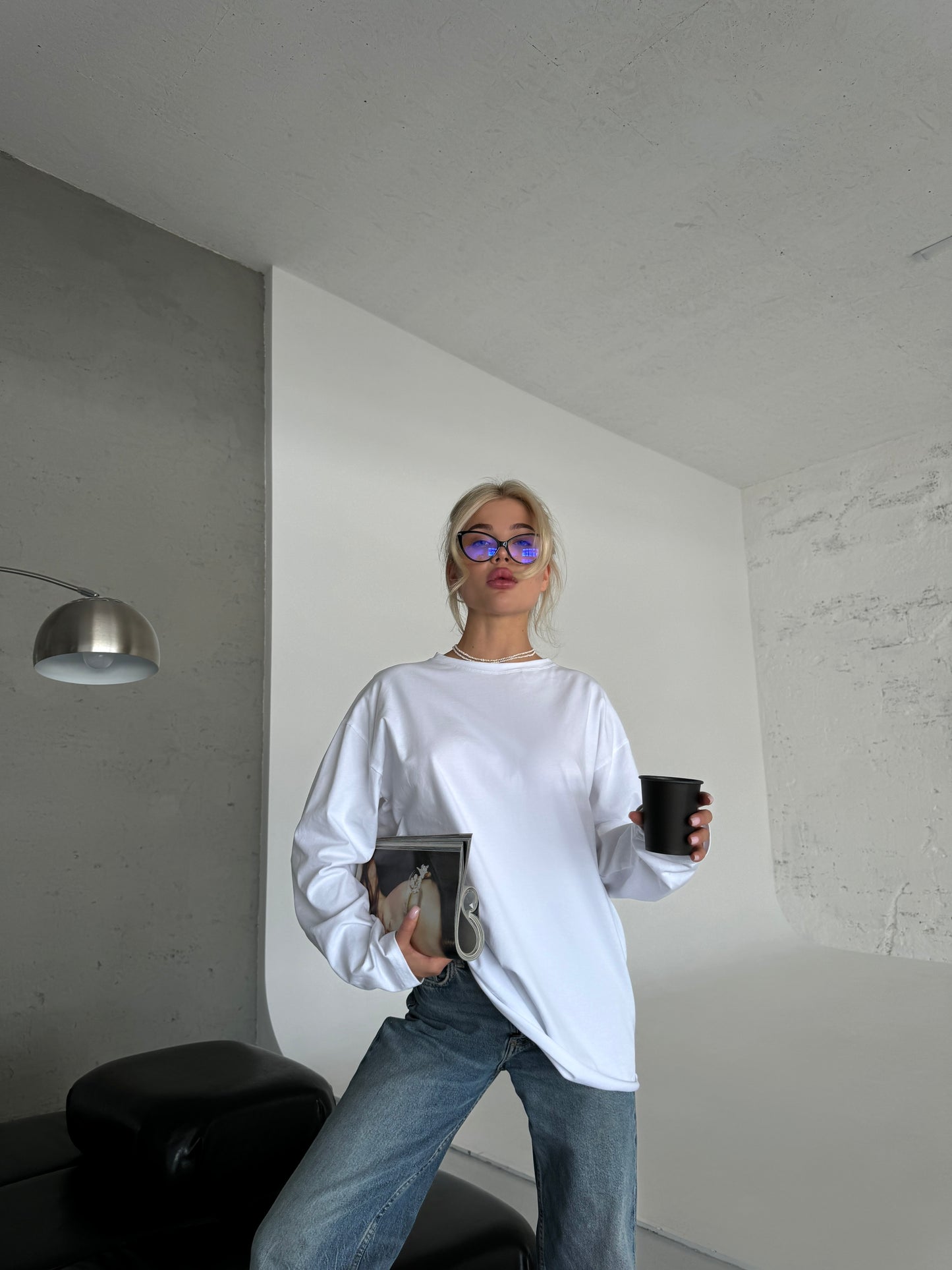 Лонгслів оверсайз базовий