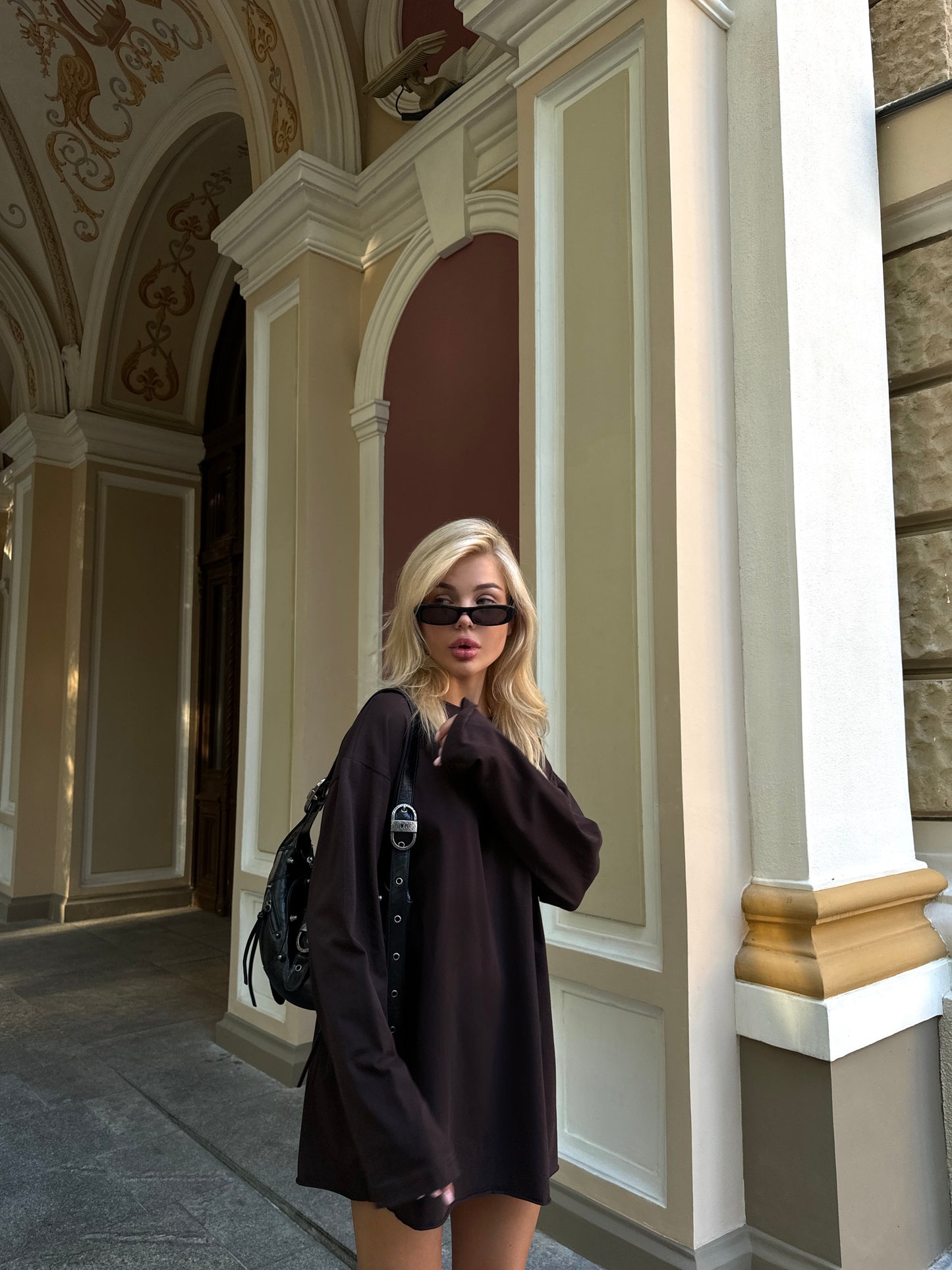 Лонгслів оверсайз базовий