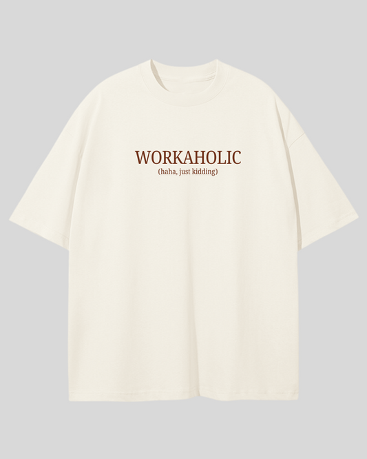 Футболка оверсайз "Workaholic"