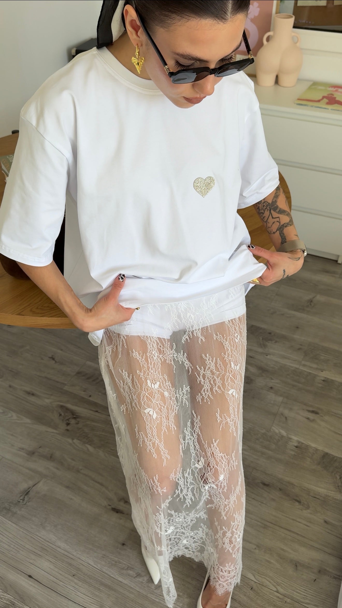 Футболка з одним серденьком