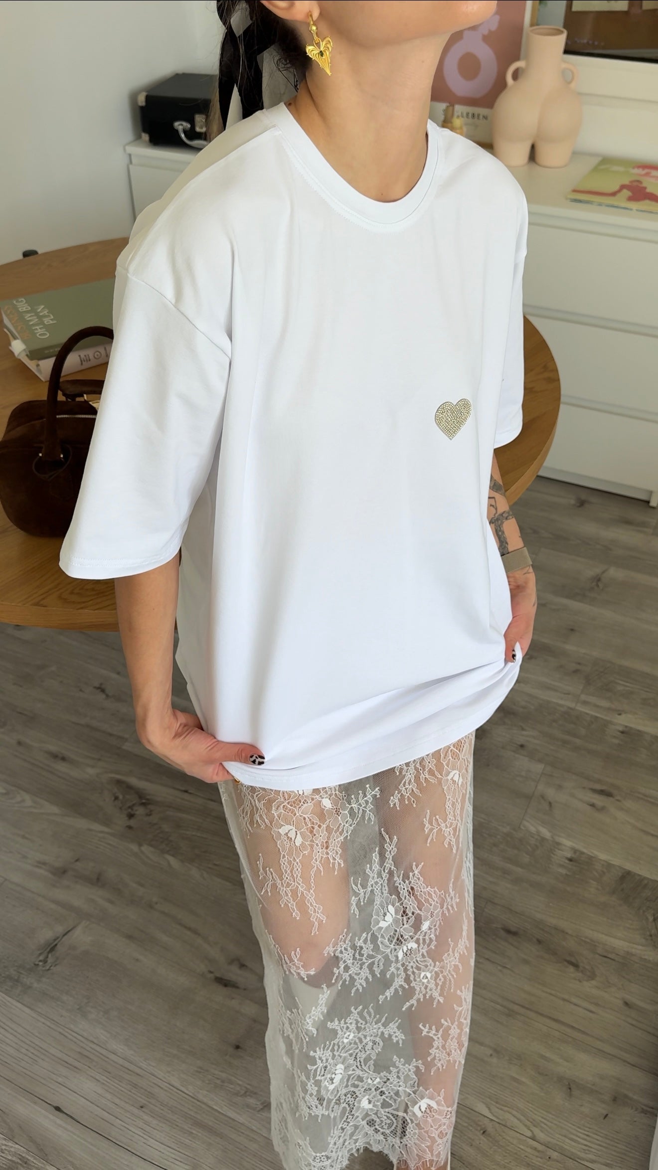 Футболка з одним серденьком