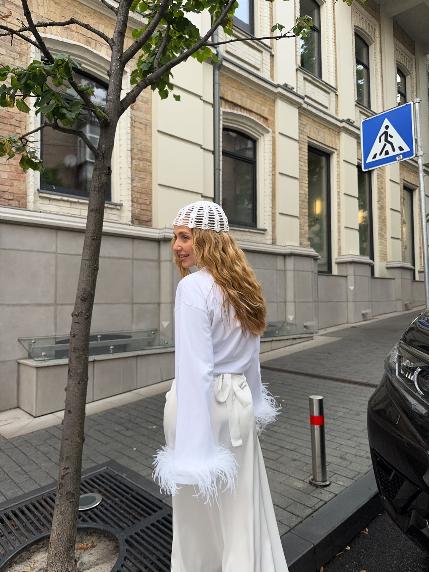 Спідниця сатинова максі на запах