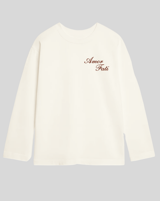 Лонг оверсайз шампань amor fati