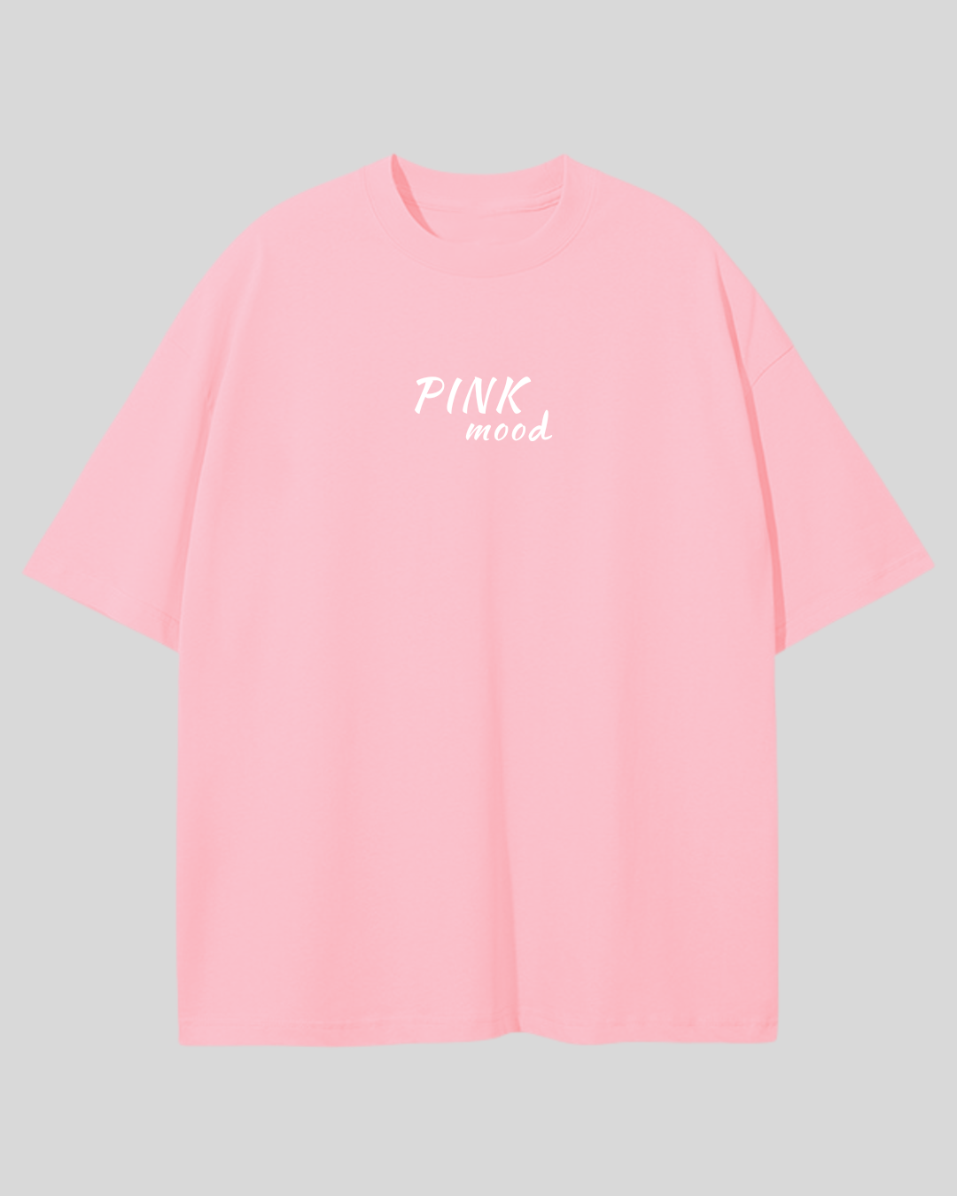 Футболка оверсайз pink mood