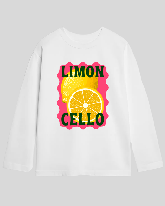 Лонг оверсайз білий limoncello